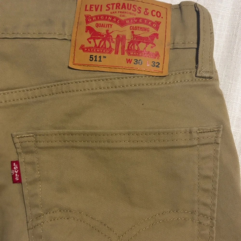 Levi Strauss Khaki Denim Pants 511